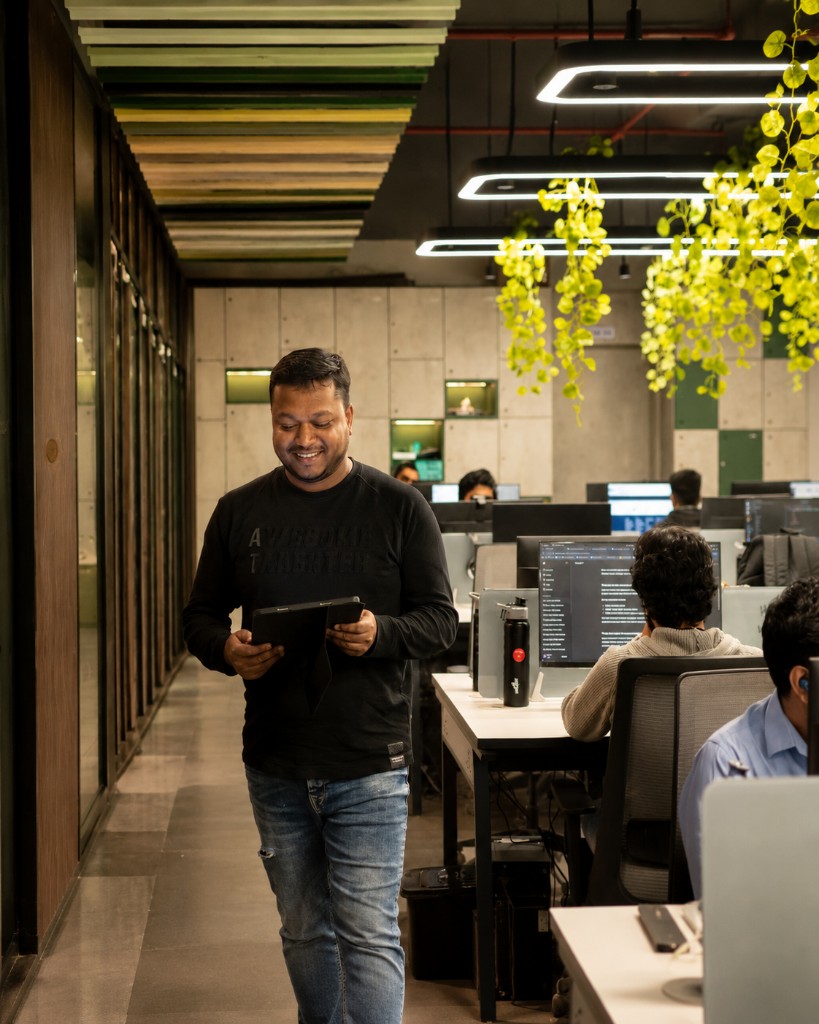 Outright Solutions team member at work